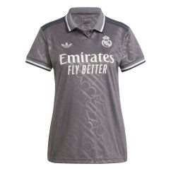 adidas Womens adidas Real Madrid Third Shirt 24/25 Charcoal