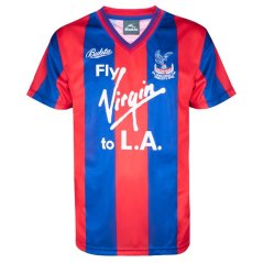Score Draw SD Crystal Palace Retro Home Shirt 1990 Mens Red/Blue