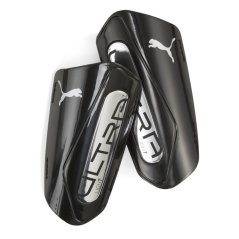 Puma Ultra Light Strap Shin Guards Black/Silver