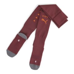 Puma Team Mcfc Striped Socks Replica Football Sock Mens Aubergine