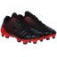 Sondico Blaze Childrens FG Football Boots Black/Red