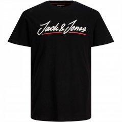 Jack and Jones pánske tričko Black