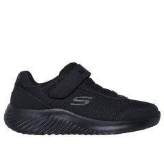 Skechers Lightweight Gore & Strap Sneaker Runners Boys Black/Black