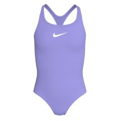 Nike Swoosh Swimsuit Junior Girls Light Thistle