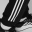 adidas Essentials Fleece Tapered Cuff 3-Stripes Joggers M Black/White