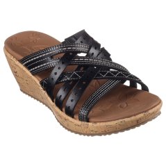 Skechers Beverlee - Hot Spring Heeled Sandals Womens Black
