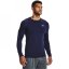 Under Armour CG Armour Fitted Crew Midnight Navy