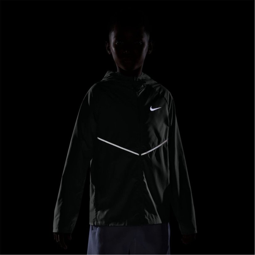 Nike Kids' Performance Running Jacket Grey