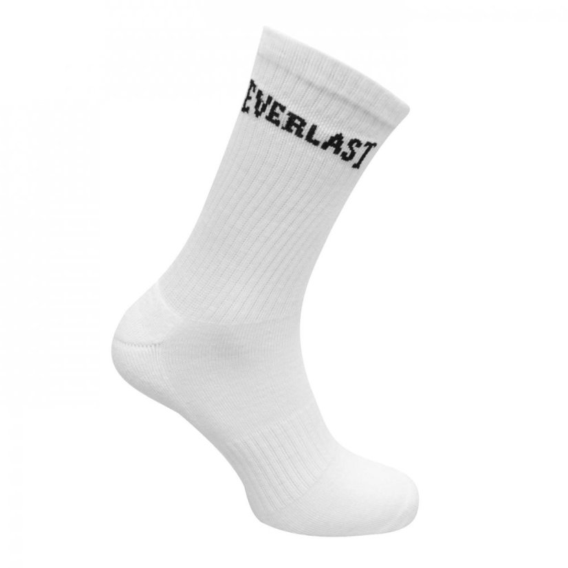 Everlast 3 Pack Crew Socks Mens White