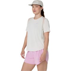 Asics Women's Road Short Sleeve Running T-Shirt Cream