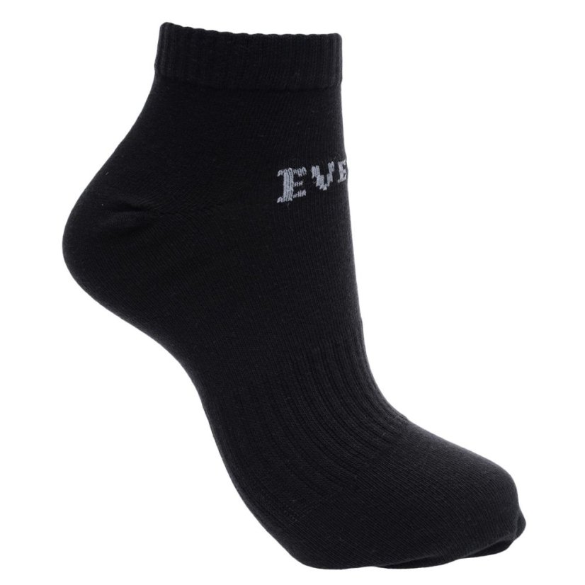 Everlast 3 Pack Trainer Socks Mens Black