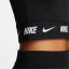 Nike Sportswear Women's Long-Sleeve Crop Top Black/Smoke