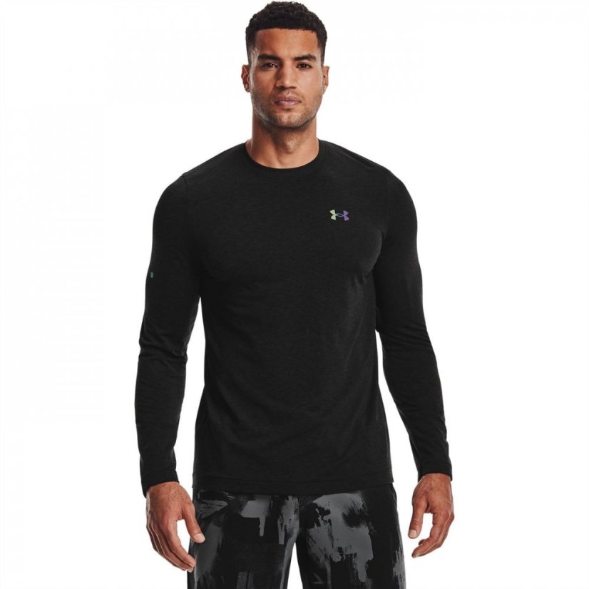 Under Armour Armour Rush Seamless T Shirt Mens Black