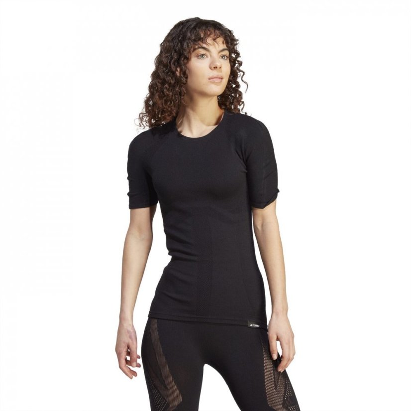 adidas Drym Short Sleeve dámske tričko Black