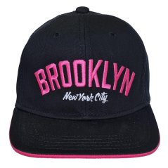 Fabric Brooklyn Snapback Cap Pink