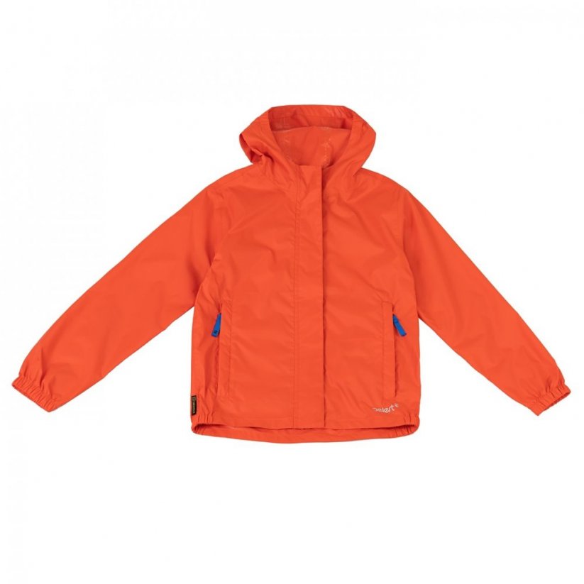Gelert Gelert Lightweight Packaway Rain Jacket Rusty Orange
