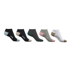 Slazenger Trainer Socks 5 Pack Ladies Colours