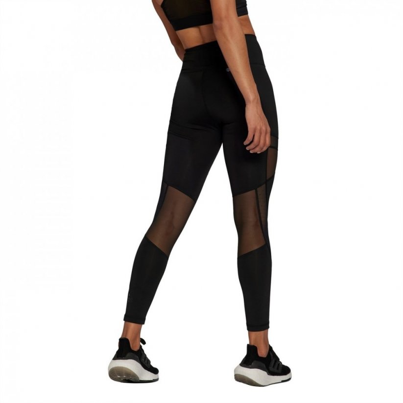 adidas Circuit High-Waisted Mesh Leggings Womens Black