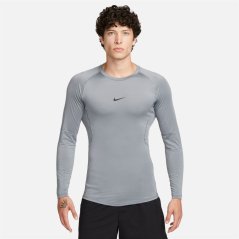 Nike Pro Core Long Sleeve pánske tričko Grey
