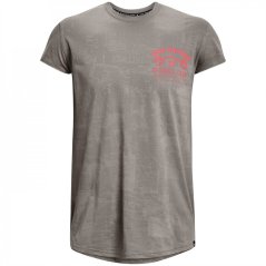 Under Armour Project Rock Show Your Gym Short Sleeve Top Mens Grey