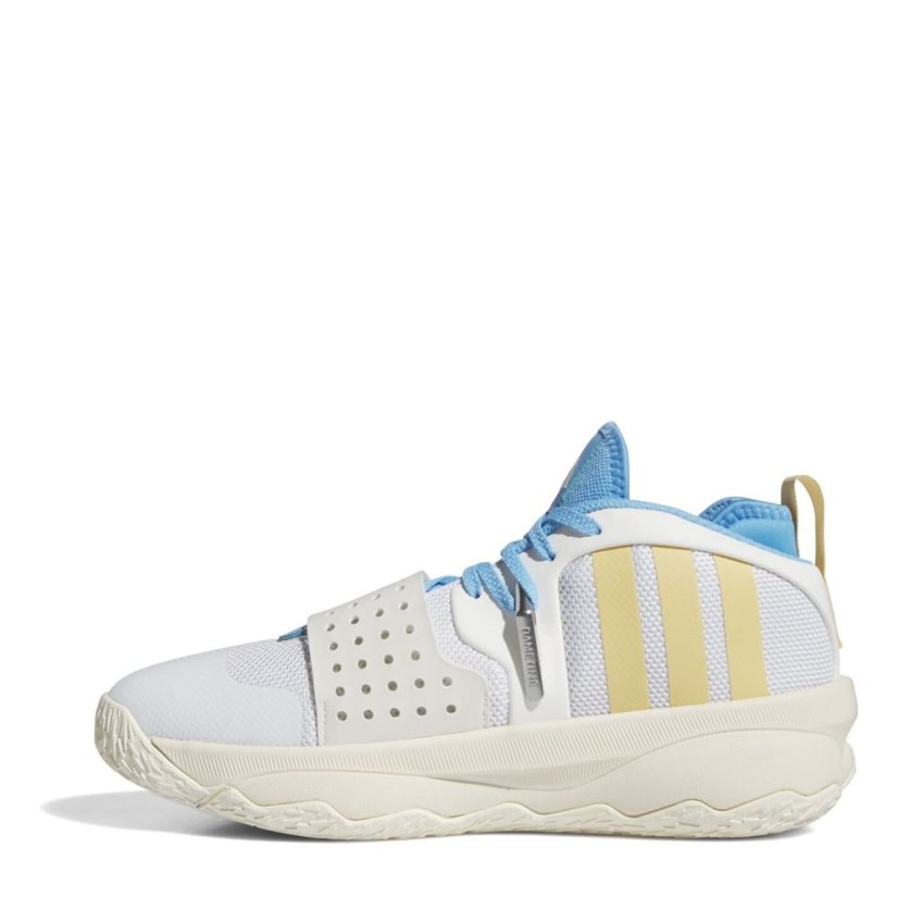 adidas Dame 8 Extply Basketball Trainers Mens Cloud White/Oat