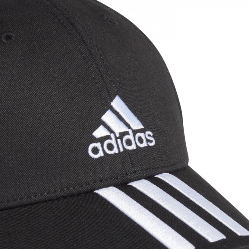 adidas 3-Stripes Baseball Cap Black/White