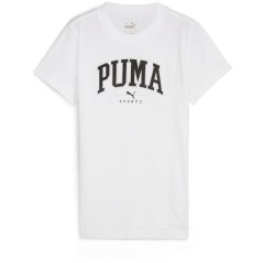 Puma Women's Squad Graphic Regular Fit T-Shirt Puma White