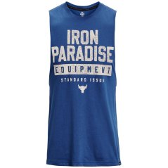Under Armour Armour PR Iron Tank Top Mens Blue Mirage