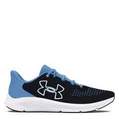 Under Armour Charged Pursuit 3 Womens Trainers Blk/Whit/Blue