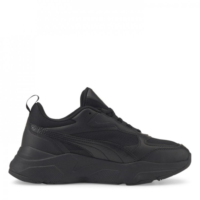 Puma Cassia Trainers Ladies Black/ Gold