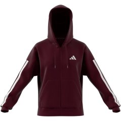 adidas Essentials 3 Stripe Zip Track dámska mikina Ruby