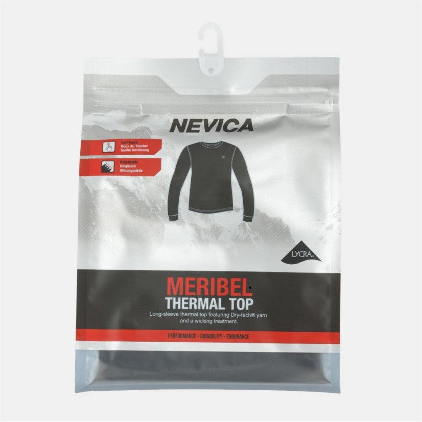 Nevica Kids' Meribel Thermal Baselayer Top Black