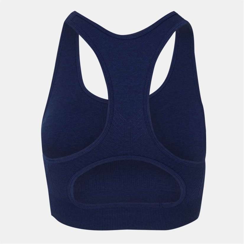 USA Pro UP Seamless Crop Sports Bra Navy