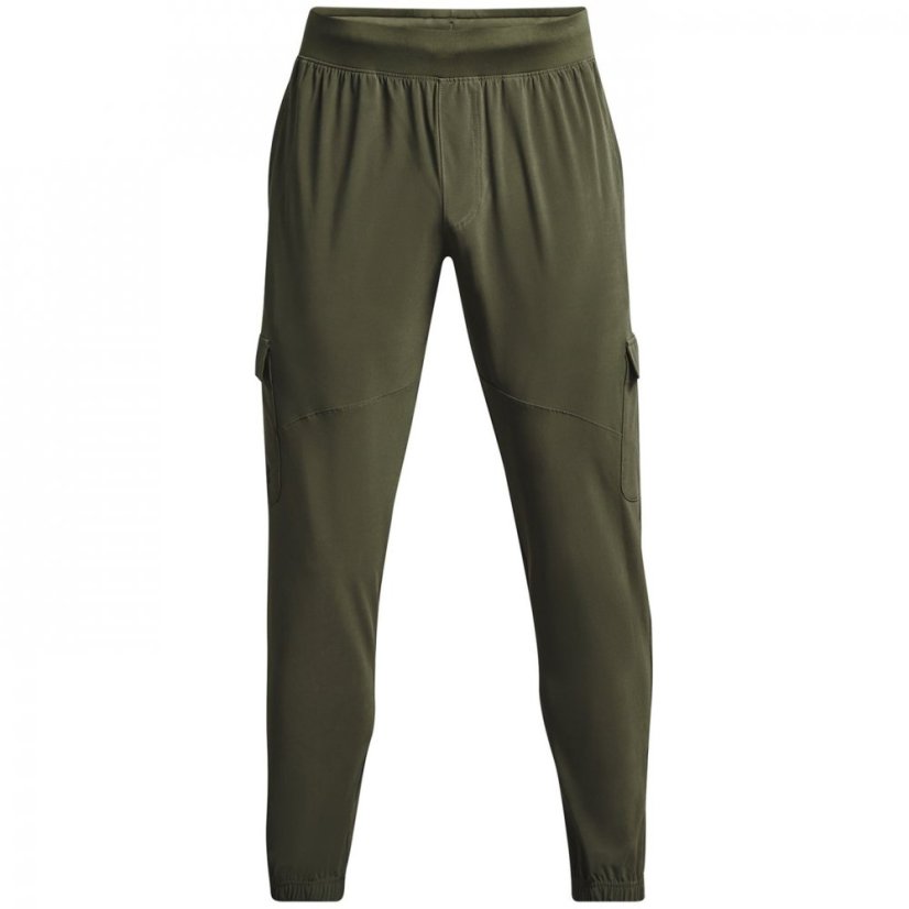 Under Armour Stretch Woven Cargo Pants Men's Marine Grn/Blk