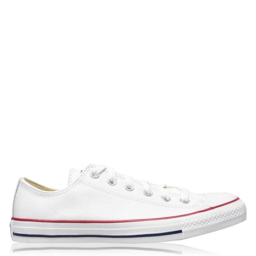 Converse Star Leather Low Trainers White 100