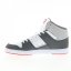 DC Cure High Top Trainers Mens White/Grey/Red