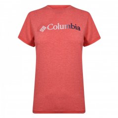 Columbia Trek Tee Red Hibiscus