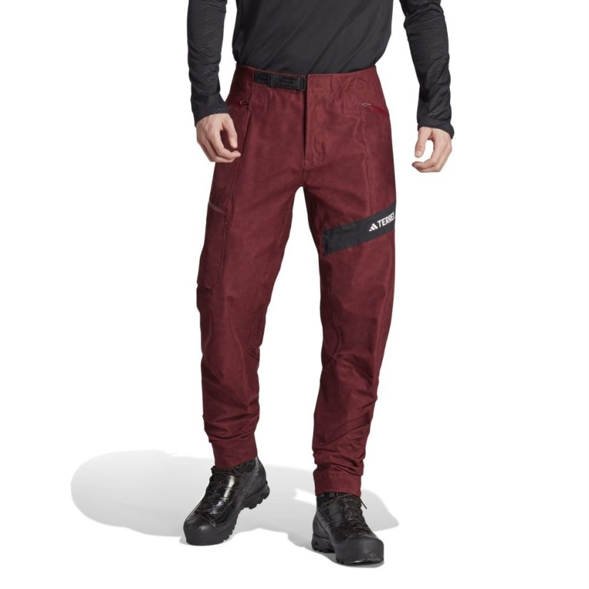 adidas Terrex Techrock Trousers Mens Shadow Red