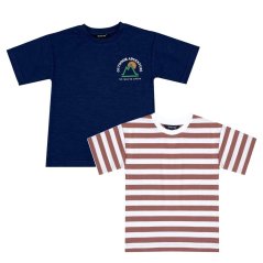 Firetrap 2pk T-shirt In51 Navy/Multi