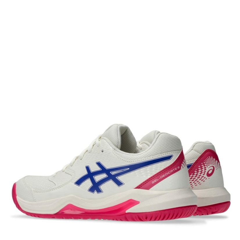 Asics Gel-Dedicate 8 Tennis Shoes Womens Crm/Dk Cobalt