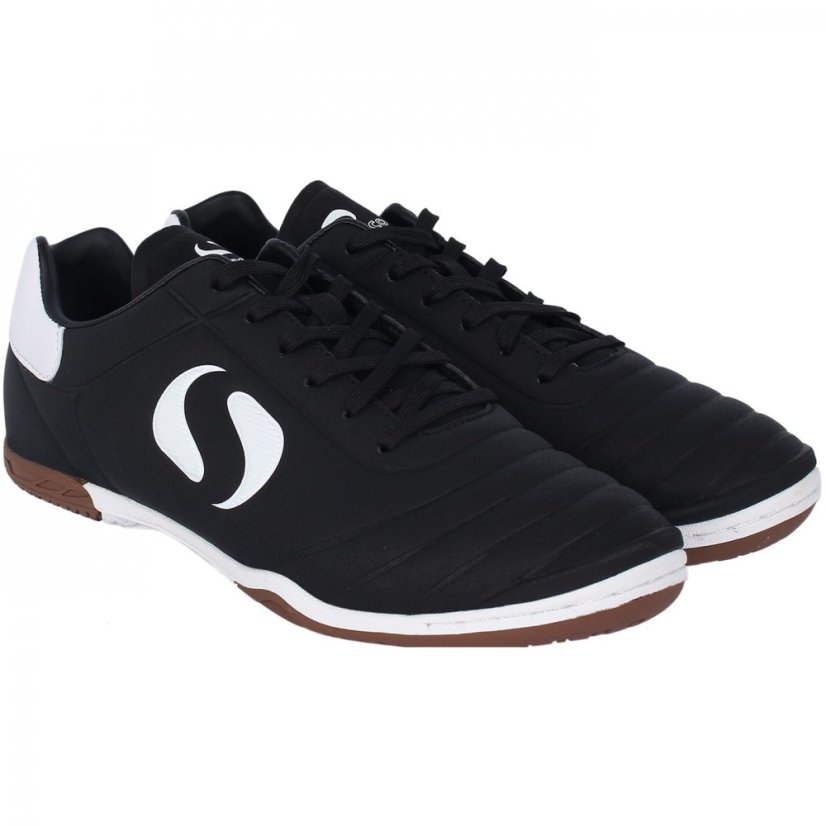 Sondico Strike Indoor Football Trainers Juniors Black/White