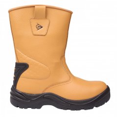 Dunlop Safety Rigger Mens Steel Toe Cap Safety Boots Honey