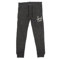 SoulCal Twist Joggers Ladies Black Marl