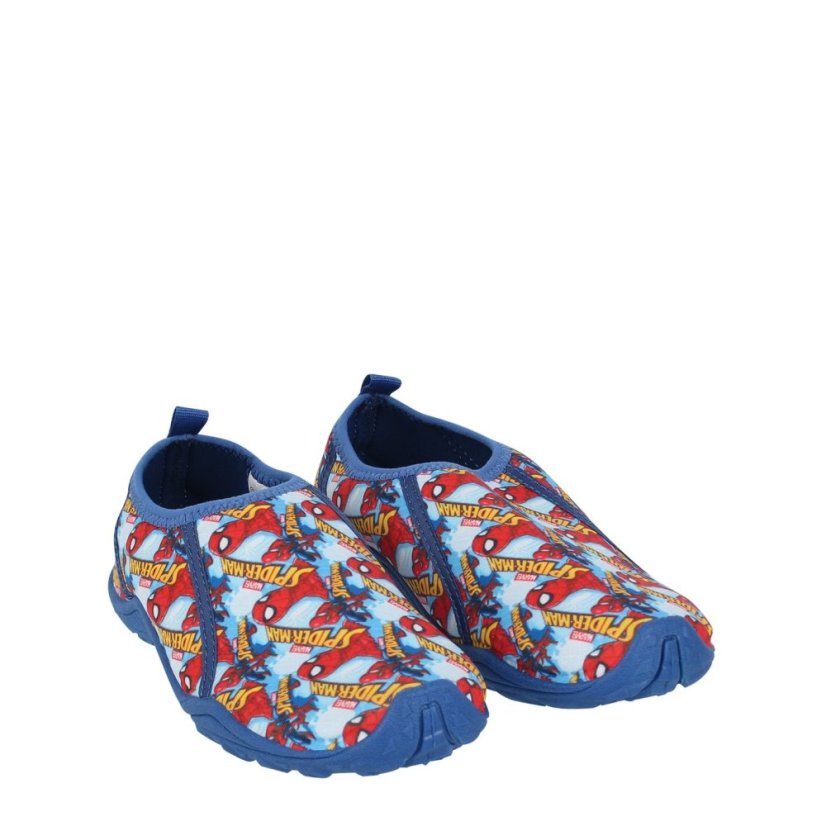 Character Aqua Childrens Water Shoes Spiderman
