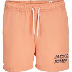 Jack and Jones Logo Swim Short Junior Boys Canyon Sunset