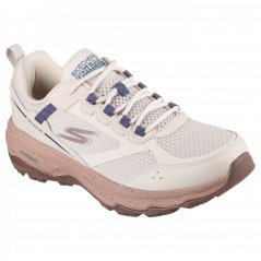 Skechers Engineered Mesh W Pop Color Lace Up Trail Running Shoes Girls Natural