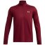 Under Armour Men's Long-Sleeve Performance Gym Top Red