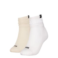 Puma Women Short Crew Slouch Sock 2p Womens Sand Combo