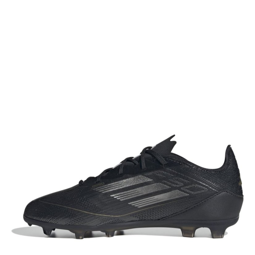 adidas F50 Pro Juniors Firm Ground Football Boots Black/Silver