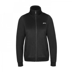 Slazenger Fitted Zip through Jacket Womens Black